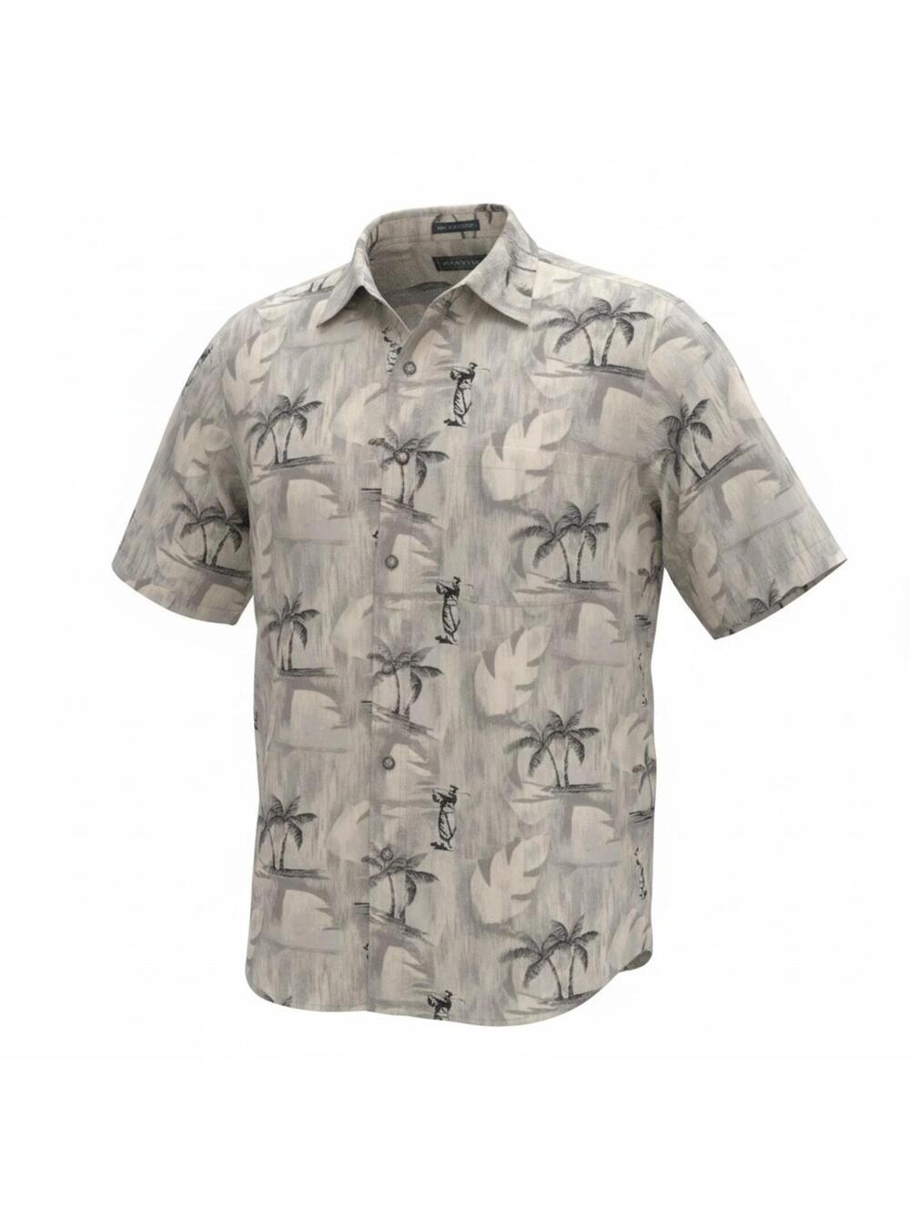 Y2K Vintage Golf 100% Cotton Short-sleeve Button-down Shirt